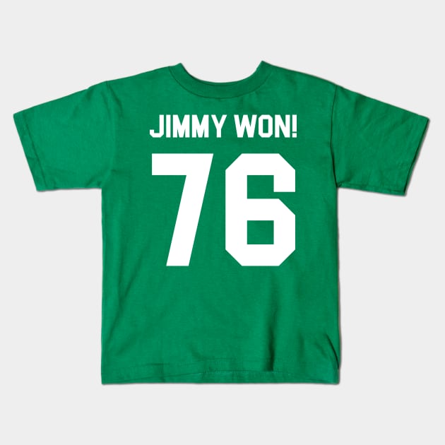 Jimmy Carter // Jimmy Won 1976 Presidential Campaign Kids T-Shirt by darklordpug